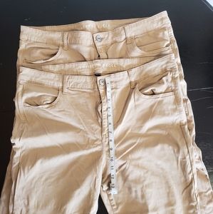 American Eagle 2 Pairs Khaki Jeggings Bundle 20L